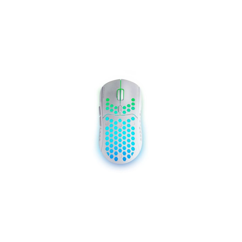 Mouse Mars Gaming Wireless Rgb Mmw3 White Usb 2.4g Bateria R